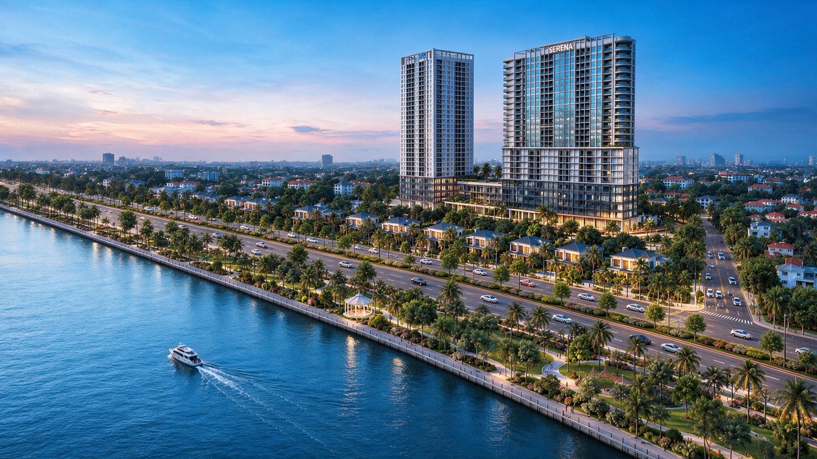 Serena Riverside kết nối trục ven sông