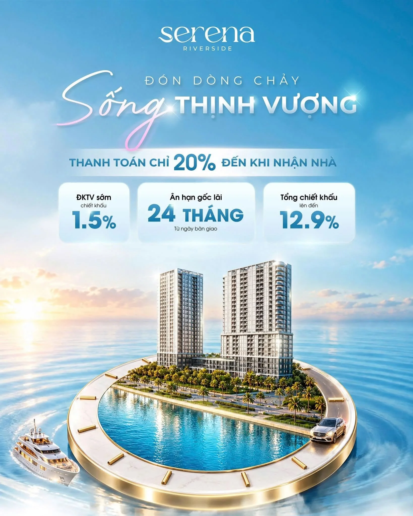 Đón dòng chảy Sống Thịnh Vượng cùng Serena Riverside